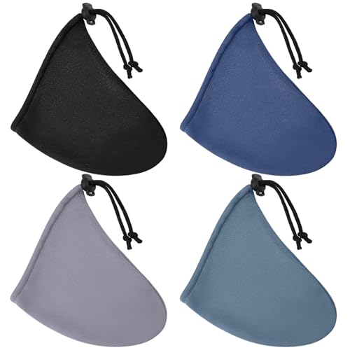 4 Pcs Men's Tanning Pouch Sun Protection, Tanning Cover for Men (Dark)