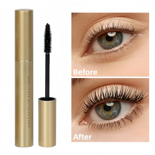 Black Waterproof Mascara - Volume & Length, Smudge-Proof