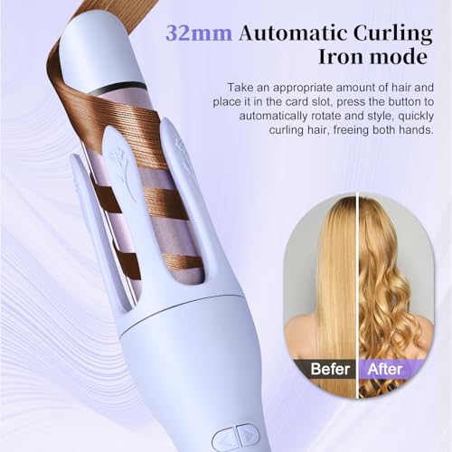 32mm 2-in-1 Curling Iron & Straightener with Ionic Technology