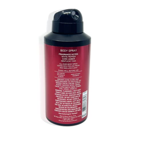 Bath & Body Works Bourbon Body Spray 3.7oz - Pack of 3