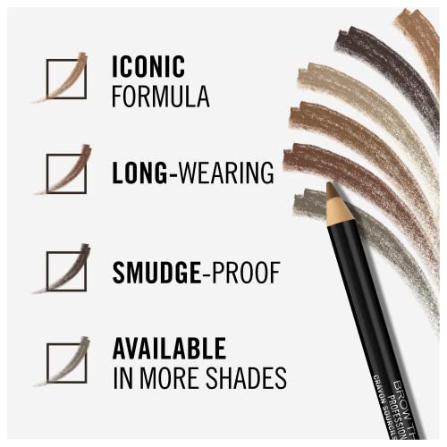Rimmel Brow This Way Eyebrow Pencil, Dark Brown, Pack of 2