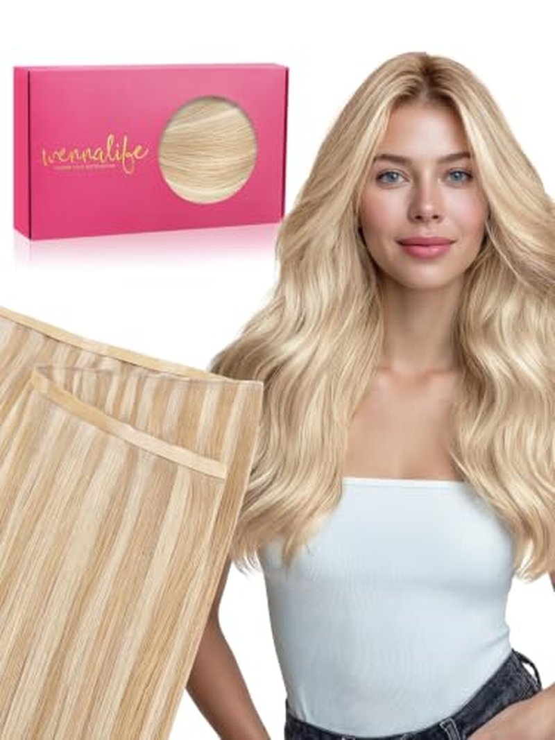 Remy Human Hair Tape-In Extensions 100g 16in Dirty Blonde