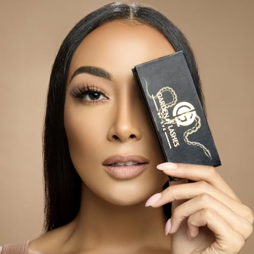 Garden of Lashes 3D Mink Lashes | Luxury Real Mink Eyelashes Cruelty-Free False Lashes Reusable, Maximum Volume 18mm-25mm Wispy and Fluffy Real Mink Lashes (Ash)