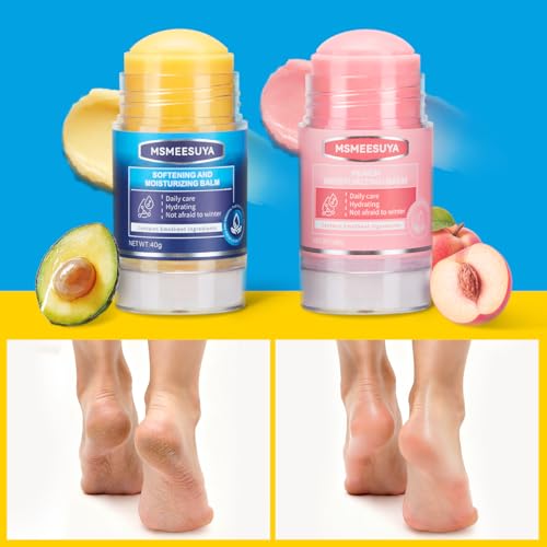 Foot Cream Stick Duo for Dry Cracked Heels, 2-Pack