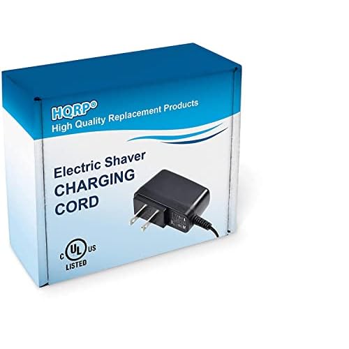 HQRP 15V AC Adapter Compatible with Philips Norelco 3100 3500 9000 9700 Series, S9721 AT811 7885XL 7886XL 8020X 8040X 8060X 8138XL 8867XL 8880XL 8881XL 8883XL 8890XL MG5750 BG2034 Shaver Charger