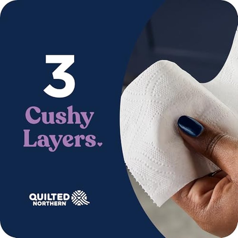 Quilted Northern Ultra Plush Toilet Paper - 6 Mega Rolls, 3-Ply Softness