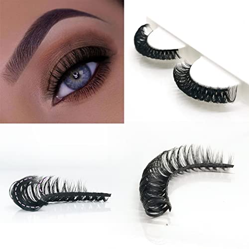 3D D Curl 15mm Wispy Mink False Lashes - 10 Pairs