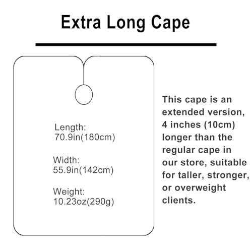 Pelocapa Classics Barber Cape 56" x 71" Waterproof