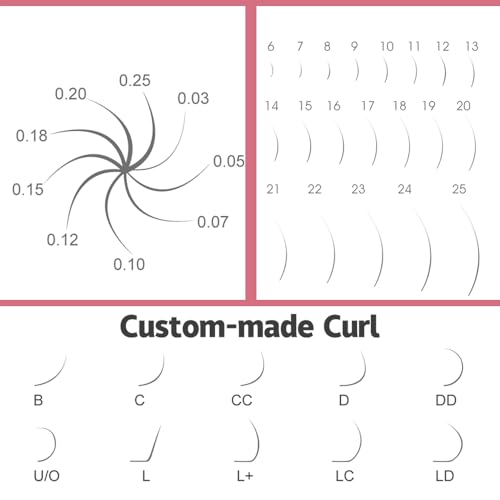 Double Tips Flat Ellipse Eyelash Extensions Supplies 0.20 C curl Mix8-15mm Brown Color Faux Mink Super Soft Split Tips Lash Individual Lashes (0.20C, MIX8-15)