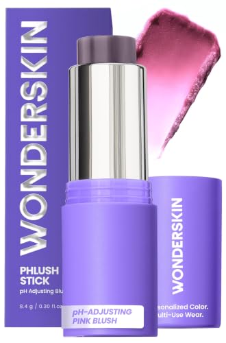 Wonderskin pH-Activated Cream Blush Stick - Multi-Use for Cheeks & Lips