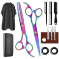 Professional Hair Cutting Scissors Set - 440C Stainless Steel Kit