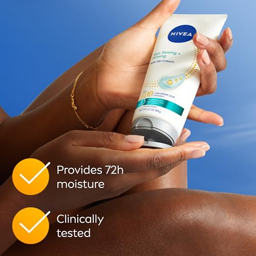 NIVEA Skin Firming Body Gel Cream Q10 & Hyaluronic Acid 6.7oz