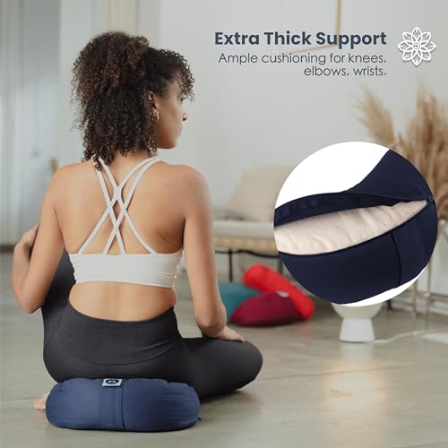 Yoga Knee Pad Cushion Foam Set of 2 - Extra Thick Support