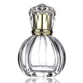 50ml Vintage Pumpkin Glass Spray Bottle Refillable Atomizer