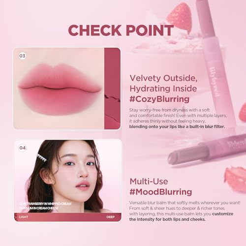 lilybyred Milky Blur Fondue Bar - Multi-Use Lip & Cheek Stick