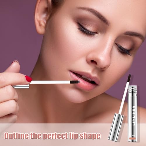 Velvet lip liner Lipliner Long-lasting Waterproof Fadeless Lip Gloss Lipliner Pencil Waterproof Peel-off Lip Liner for Sensitive Skin