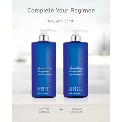 Kerstin Florian Reviving Shampoo | Moisturize & Boost Shine | Aloe and Wheat Protein Detangle & Hydrate Dull Hair | All Hair Types (32 fl oz)