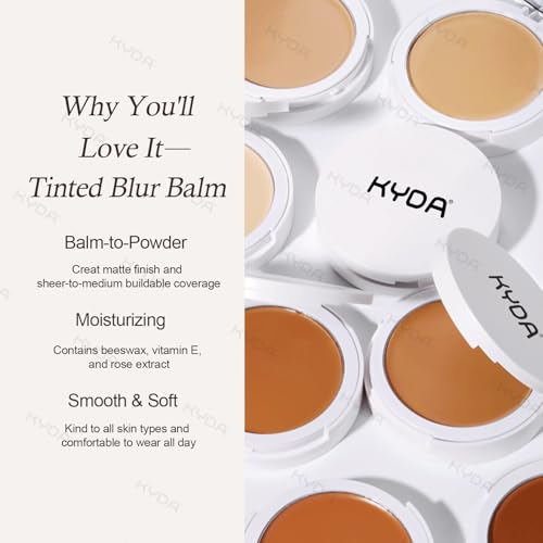 KYDA Tinted Foundation Balm Cream – 3-in-1 Coverage