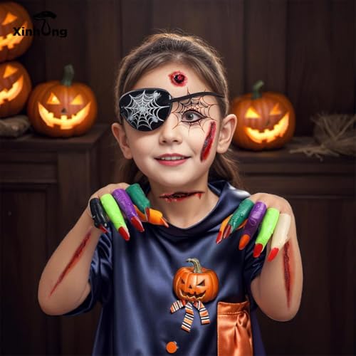 Halloween Body Face Scar Realistic Temporary Tattoos Sticker, Horror Realistic Fake Bloody Wound Stitch Scar Scab Waterproof Temporary Tattoo Sticker, Masquerade Prank Makeup Props
