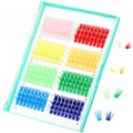 8 Color Lash Clusters 12-18mm Mixed Length DIY False Eyelashes