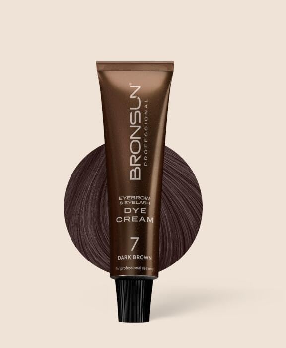 Bronsun Hybrid Cream Dye Dark Brown #7 - Ammonia-Free Formula