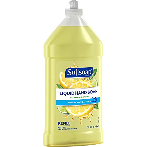 Softsoap Liquid Hand Soap Refill, Refreshing Citrus with Lemon Scent - 32 Fluid Ounce