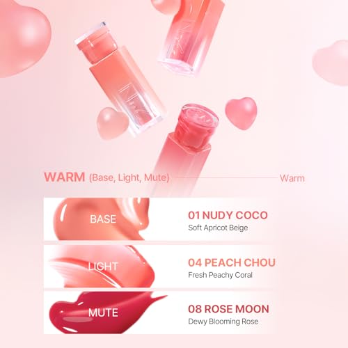 2aN Warm-Tone Makeup Bundle: Highlighter & Bouncing Tint Set