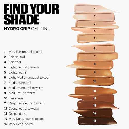 Milk Makeup Hydro Grip Hydrating Gel Skin Tint with Hyaluronic Acid ? Buildable Light Coverage for Up to 12 Hours w/Dewy Finish ? Non-Comedogenic