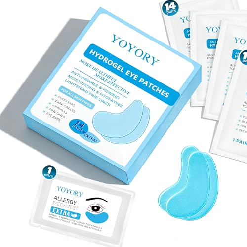 Under Eye Patches Masks - 24K Gold Eye Patch for Dark Circles and Puffy Eyes, Wrinkles, Fine Lines, Eye Bags Treatment with Collagen and Hyaluronic Acid, Moisturizing and Firming (60 Pcs£©Purple