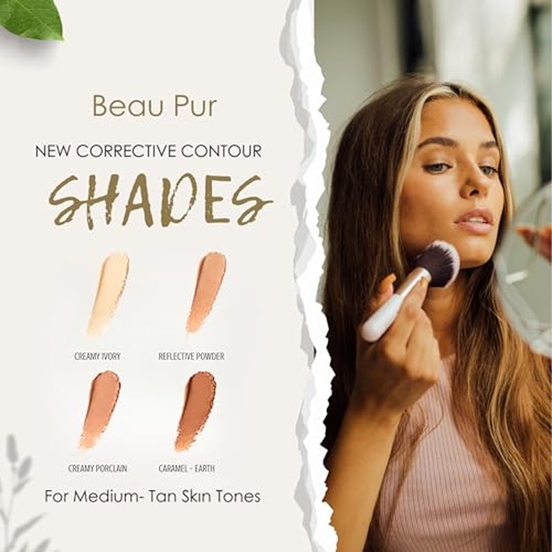 Beau Pur 4-in-1 Face Makeup Palette for Medium Skin Tones