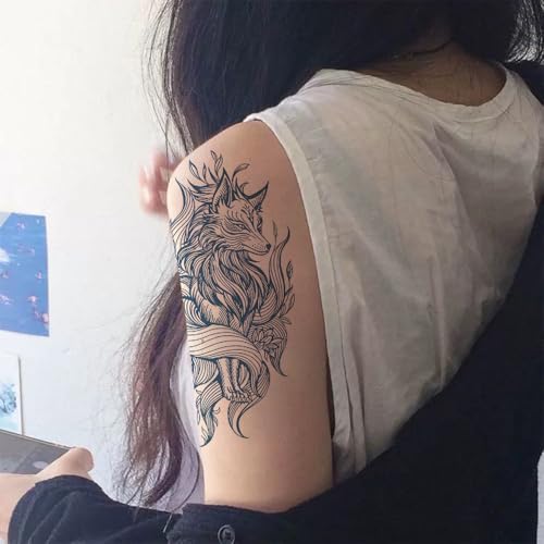 Temporary Tattoo Stickers for Adults, 2 Sheets Waterproof