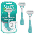 Sensitive Skin Disposable Razors for Women - 2 Count