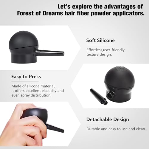 Hair Fiber Spray Applicator – Universal Pump Nozzle