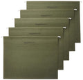 Amazon Basics Green Hanging File Folders with Adjustable Tabs - 25 Pack, Letter Size 8.5x11 inch