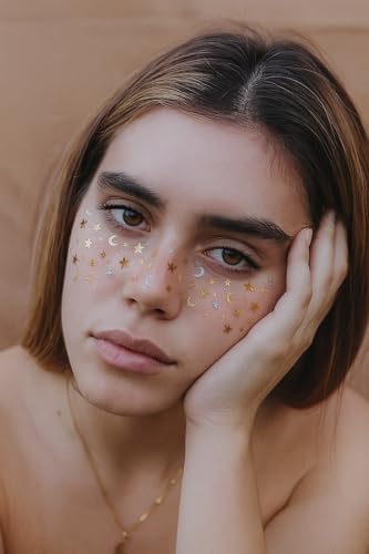 Glow in the Dark Glitter Freckles - Waterproof Face Tattoo (6 Pack)