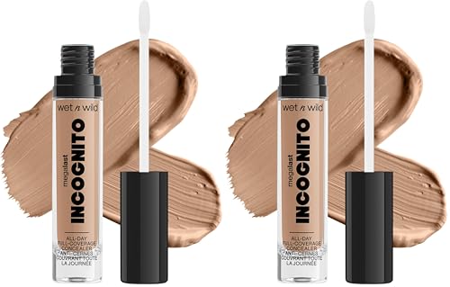 wet n wild Mega Last Concealer - Full Coverage Liquid Matte, Medium Golden