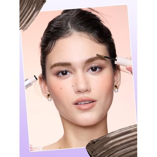 SHEGLAM Airy Tinted Volumizing Brow Mousse Eyebrow Cream Gel Highly Pigmented Shaping Filling Water Removal-Chocolate