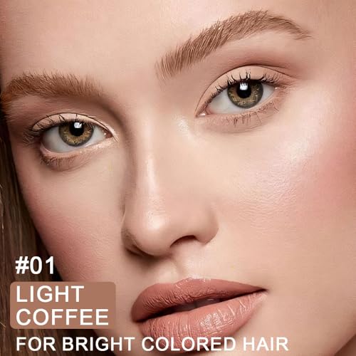 BINGBRUSH Waterproof Tinted Eyebrow Gel - Long-Lasting, Smudge-Proof, Vegan Brow Makeup Kit