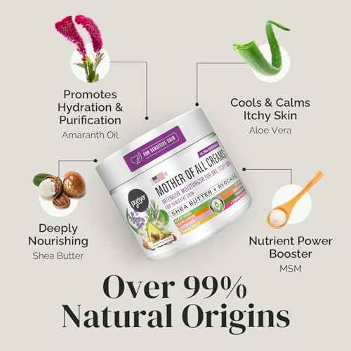 Puriya Intensive Moisturizer with Honey, Shea Butter, Hydrating, Soothing for Dry, Irritated, Sensitive Skin, Daily Multi Purpose Cream for Hands, Body, Long Lasting, Plant Based Mother of All Creams