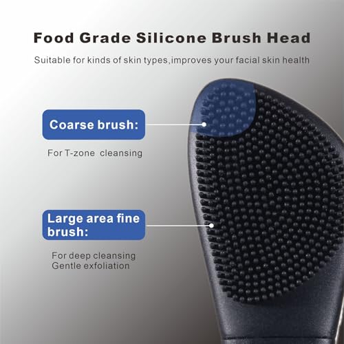 2-in-1 Face Cleansing Brush & Blackhead Remover Scraper
