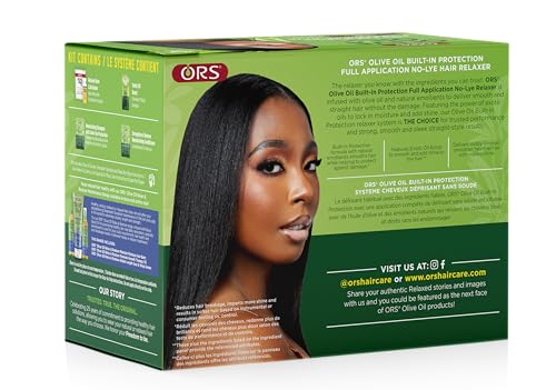 ORS Olive Oil No-Lye Hair Relaxer Extra Strength (4 Pack)