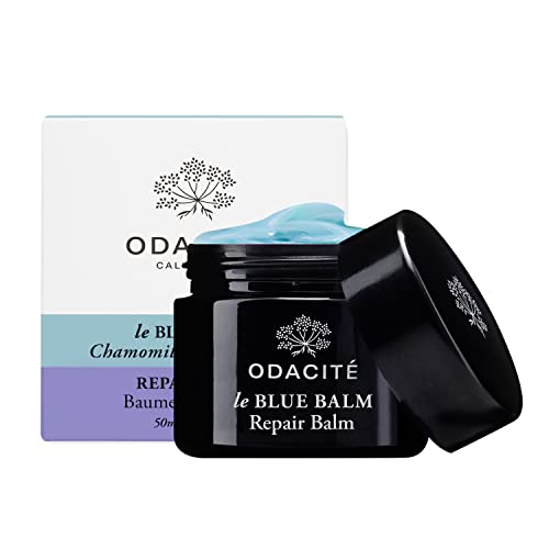 Odacit? Le Blue Balm Repair Balm, Blue Chamomile & Shea Butter, Multipurpose Face & Eye Moisturizer for Dry, Mature & Sensitive Skin, Barrier-Supporting Anti-Aging Cream, 1.69 fl oz.