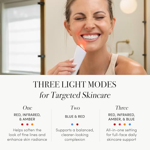reVive Lux LED Light Therapy Wand | FDA-Cleared Acne & Anti-Aging
