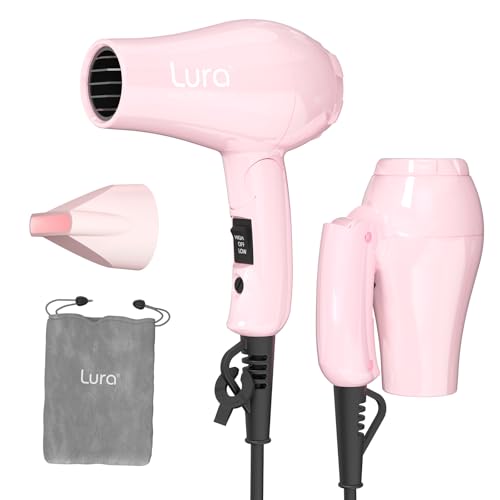 LURA Foldable Travel Hair Dryer 1200W Dual Voltage