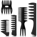 5-Piece Wide Tooth Comb Set for Men – Curly Hair