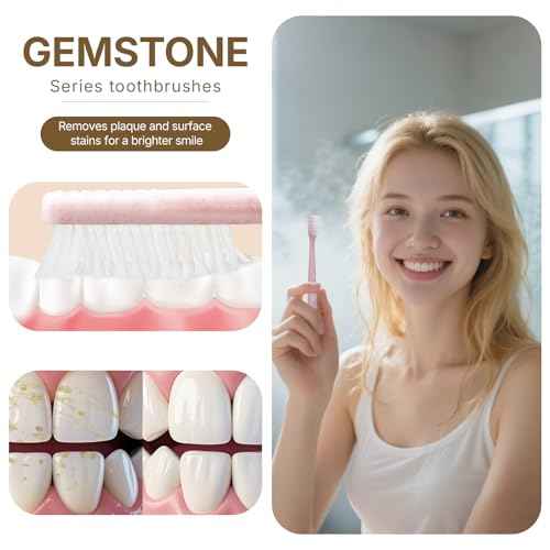 60 Pack Premium Disposable Toothbrush with Tongue Scraper ? Individually Wrapped Bulk Travel Toothbrushes, Soft Bristles for Guests, Hotel, Vacation Rental, Home & On The Go,4 Colors