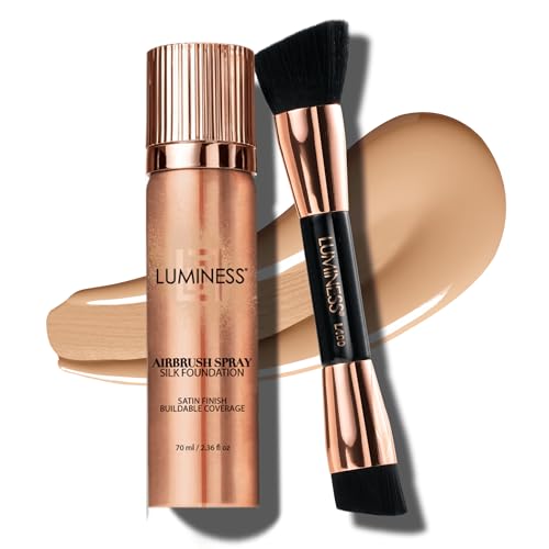 Luminess Face Time All-In-One Makeup Kit Light Medium - Includes Face Palette, Airbrush Foundation & Brush