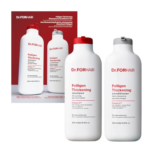 Dr.FORHAIR Folligen Thickening Shampoo & Conditioner Set 16.9oz