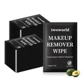 Makeup Remover Wipes Bulk Individually Wrapped,Travel Makeup Wipes Gentle for Face Cleansing Mascara Lipstick Travel Hotel£¨black,pack of 50)