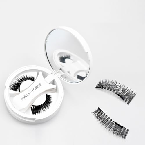 Magnetic Eyelashes Reusable No Glue Natural Look with Applicator